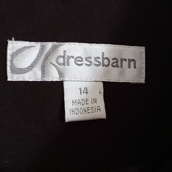 NEW Dressbarn Office Career Minimalist  Vacation Sz 14 Brown-Cream Colors HMBH - Picture 10 of 11